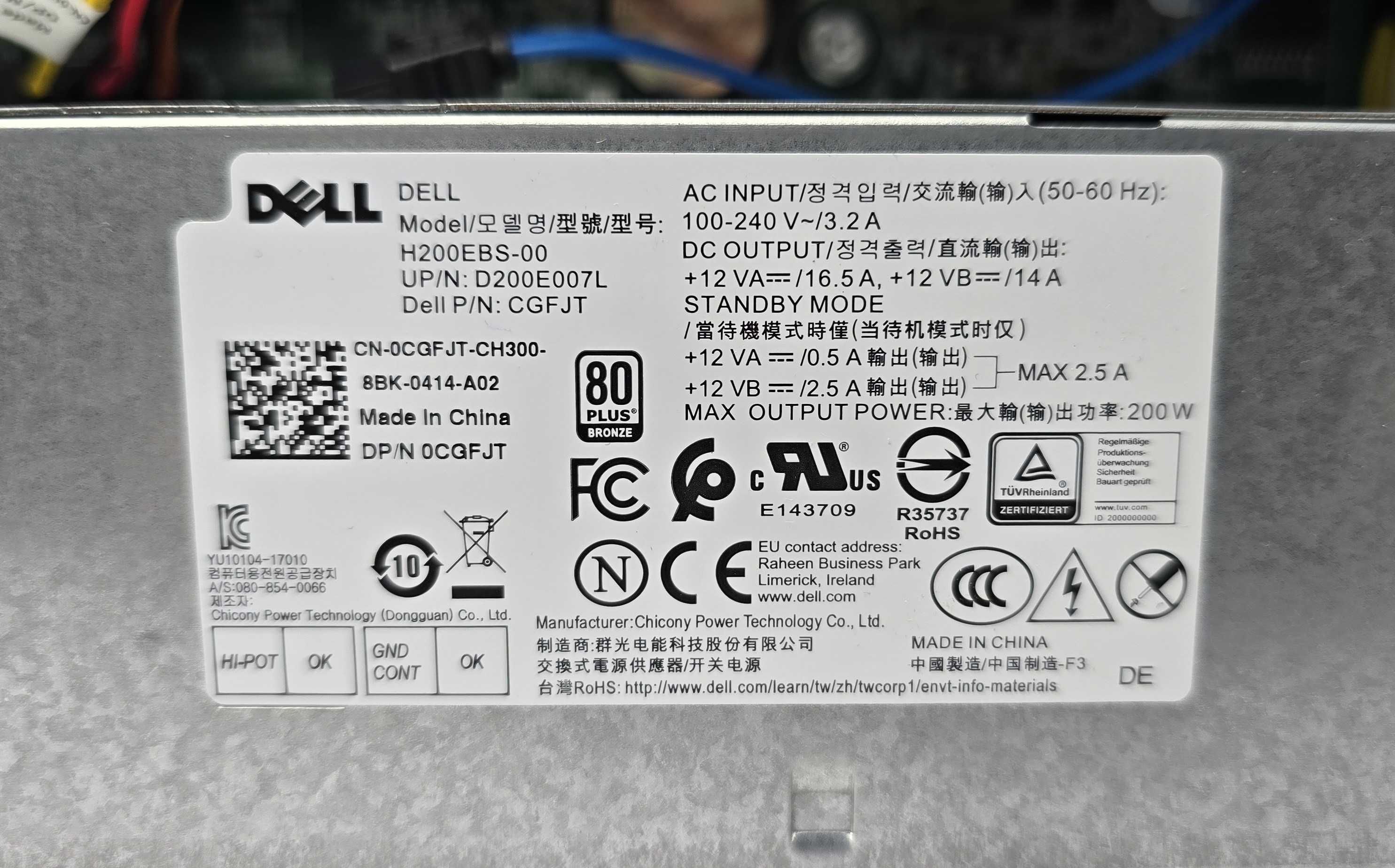 Комп'ютер Dell Optiplex 3060 SFF i5-8500 8Gb DDR4 NVMe 256Gb