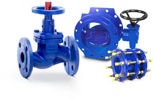 Задвижка чугунная, клиновая, шиберная, батерфляй ду 50 - 500 мм.