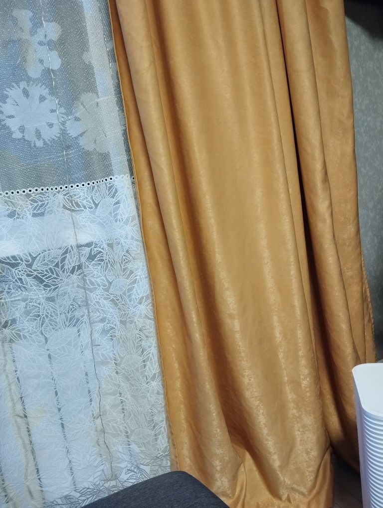 Шторы мрамор золото