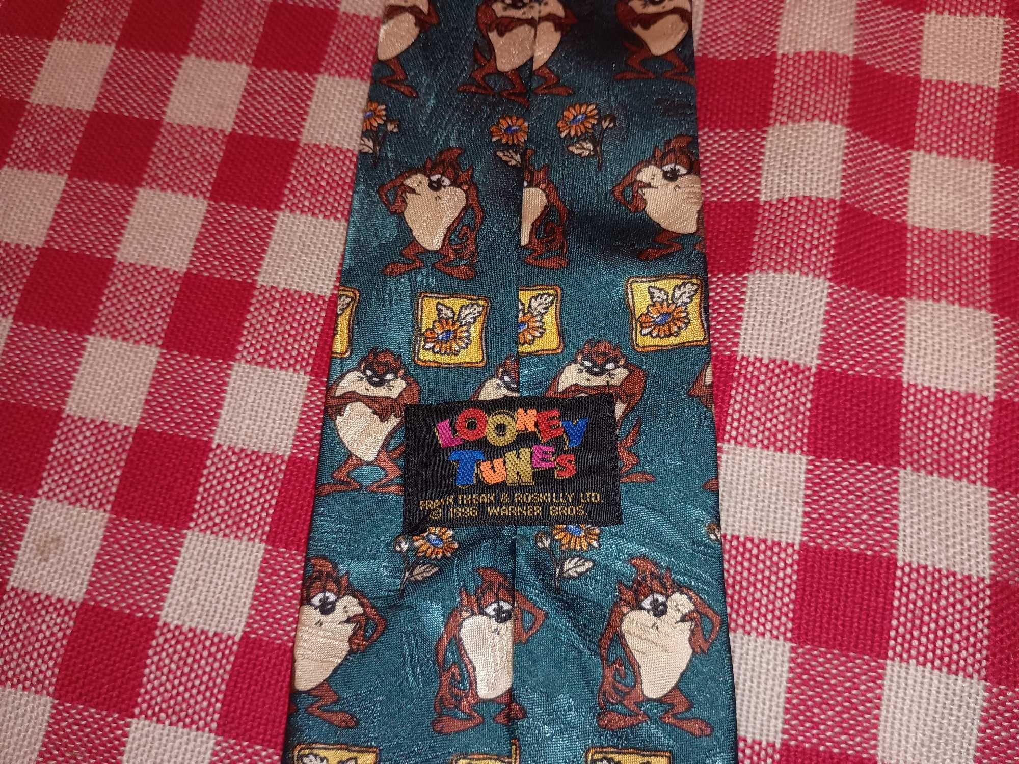 Krawat męski Looney Tunes Diabeł tasmański 1996r