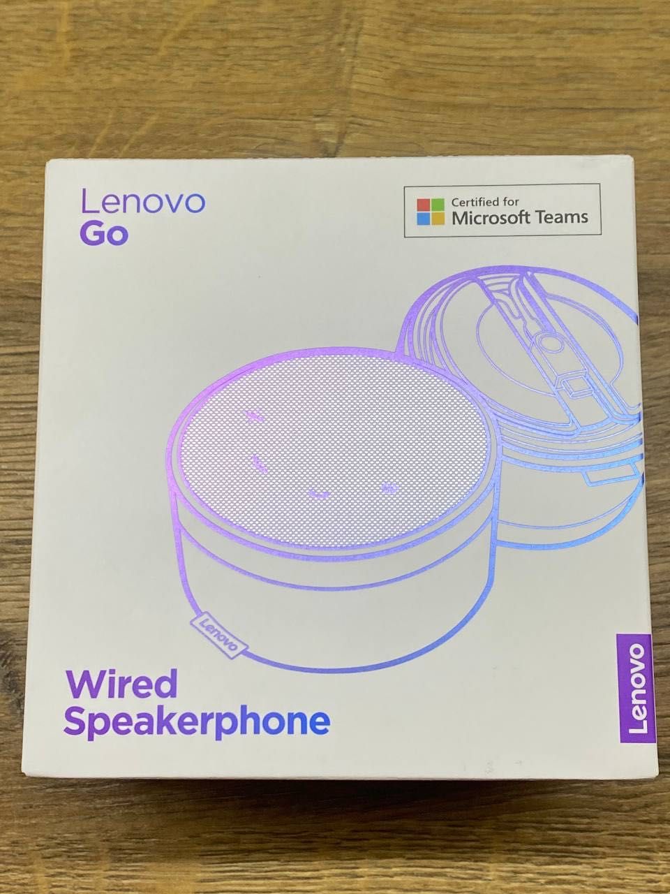 Портативна колонка Lenovo Go Wired Speakerphone Black