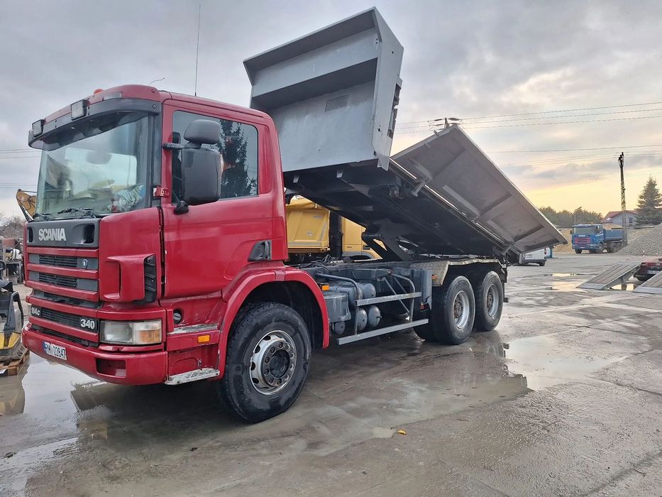 Scania 114C  Scania 114c wywrotka hydroburta