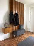 Lamele ścienne na płycie - Panel lamelowy - Naturalne drewno - Nie MDF