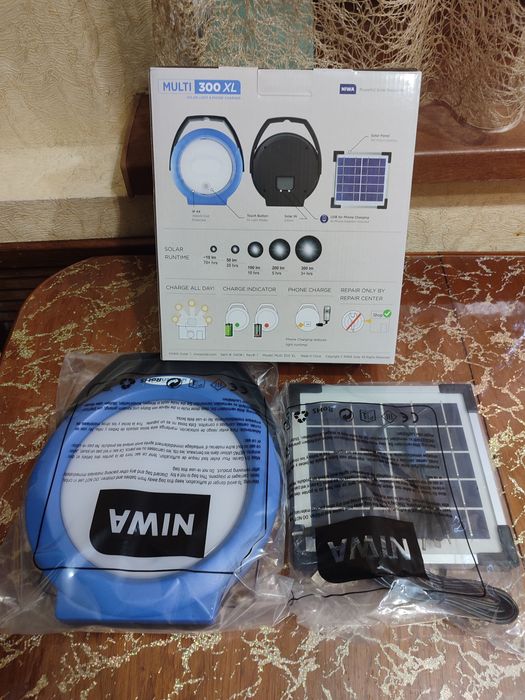 Фонарь с солнечной батареей