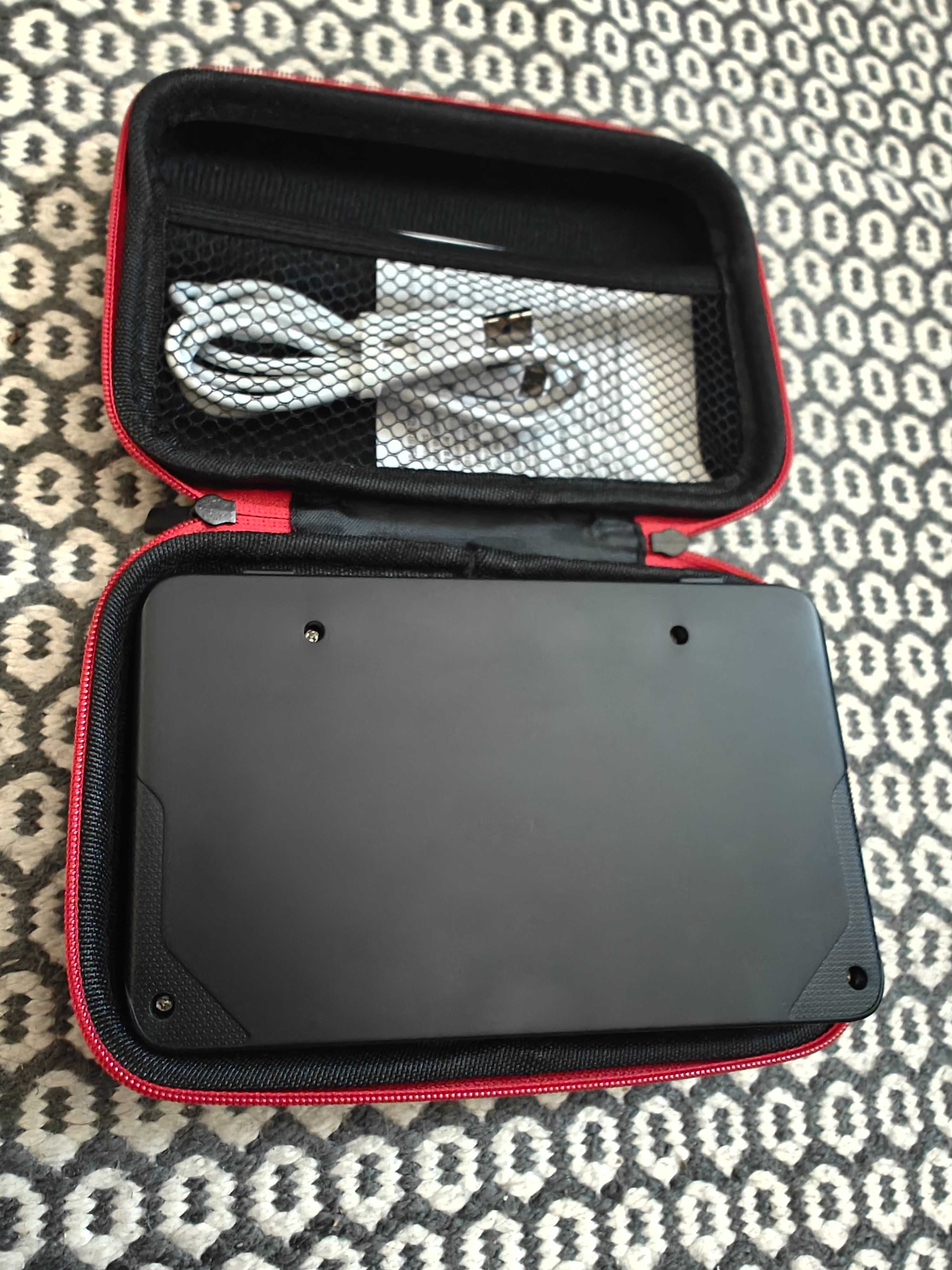 PowKiddy RGB30 czarna, etui, szkło, 64GB+16 GB