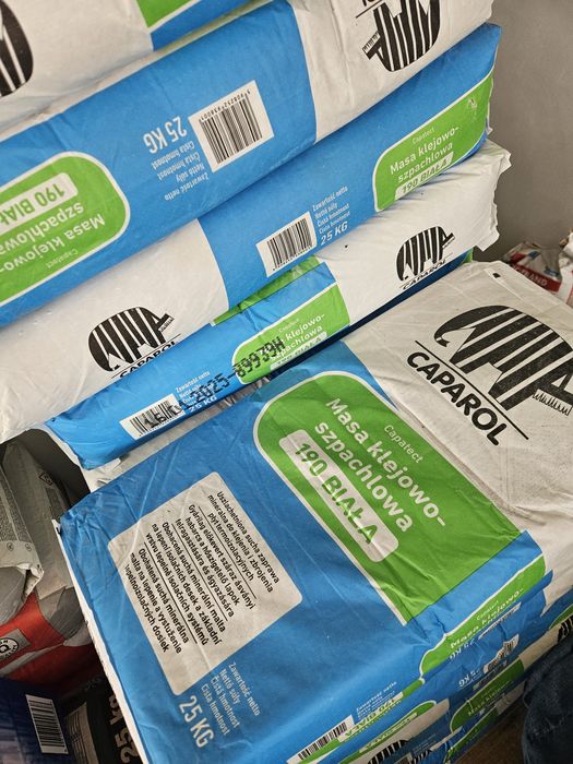 Caparol 25 kg masa klejowo szpachlowa 190 Biała.