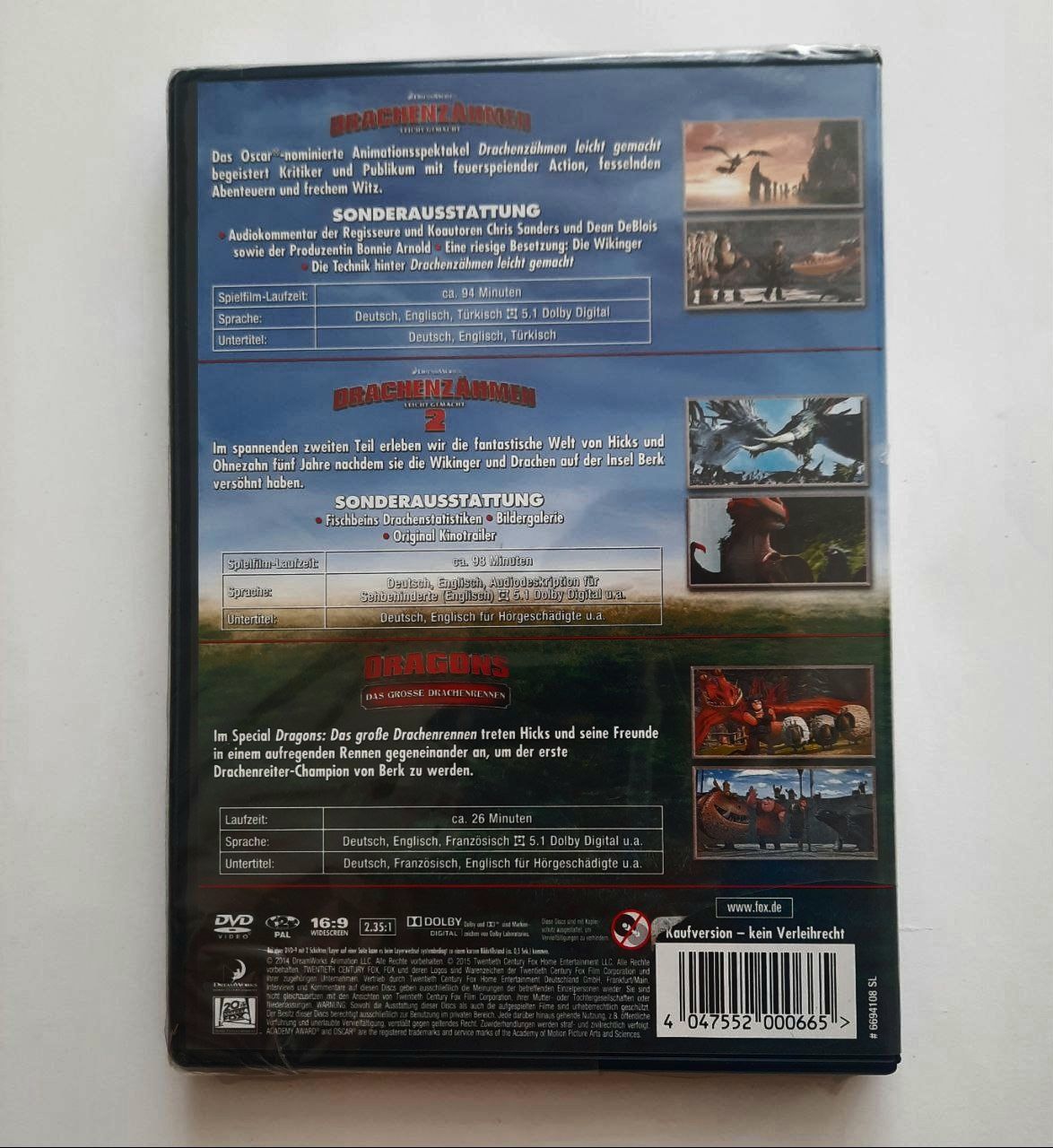 DVD диск запечатаний Як приборкати дракона How to train your dragon