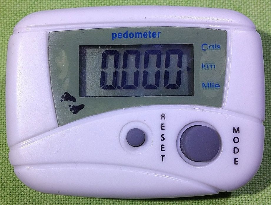 Шагомер (Pedometer) педометр (электронно-механический)!