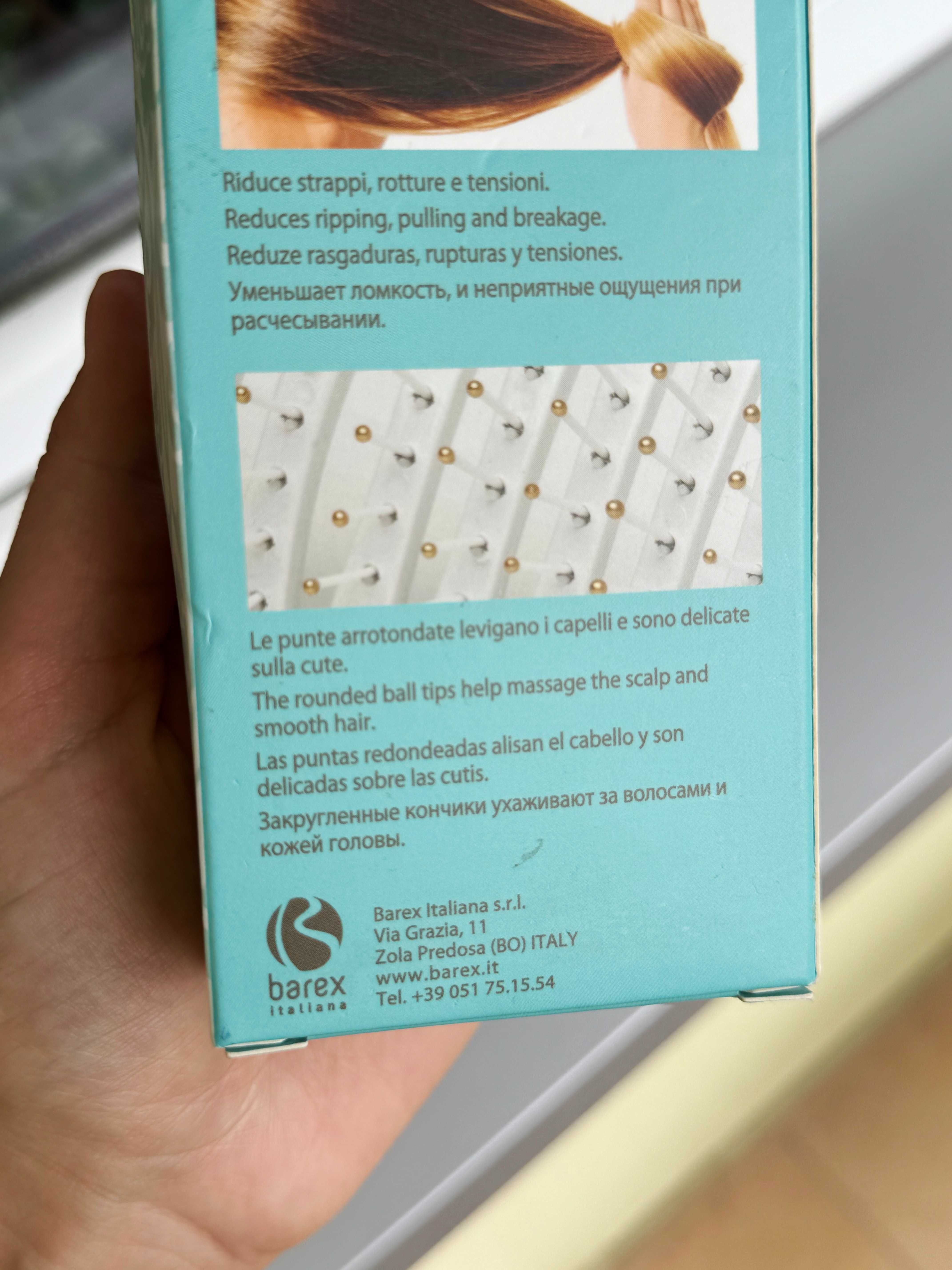 Grzebień do włosów Nowy / Szczotka Barex Olioseta