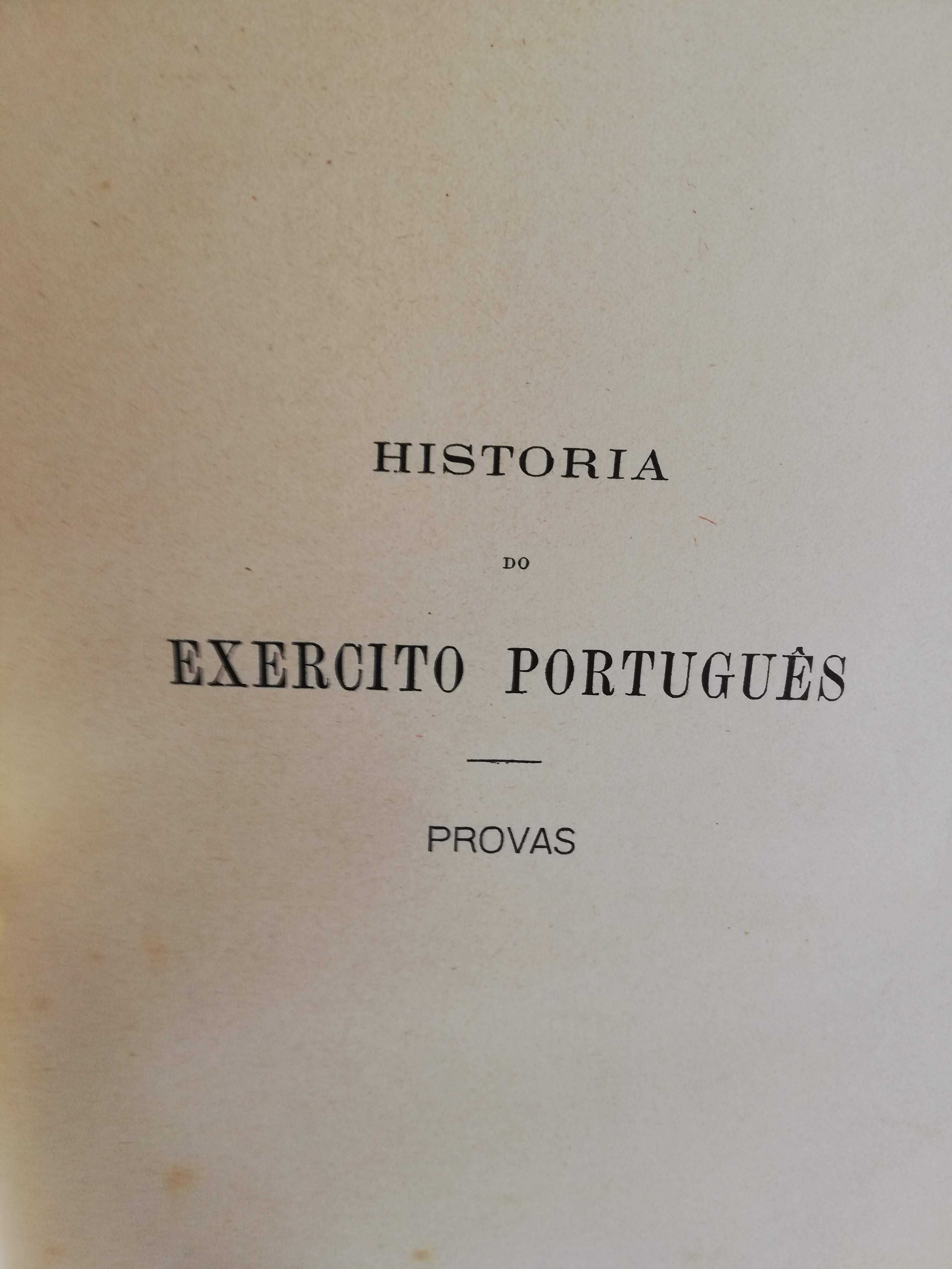 Historia orgânica e politica do exercito português, provas 30€