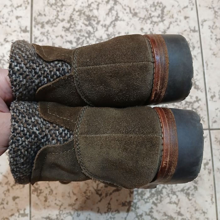 Ботинки демисезонные нубук Marco Tozzi розмір 39. Черевики шкіряні