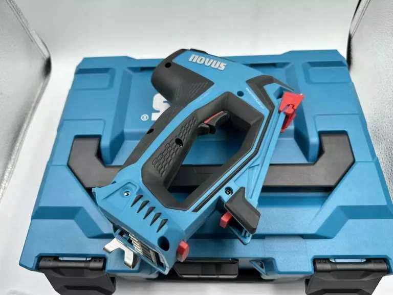 Zszywacz akumulatorowy Novus J-550 z walizką, 18V, nowoczesny design
