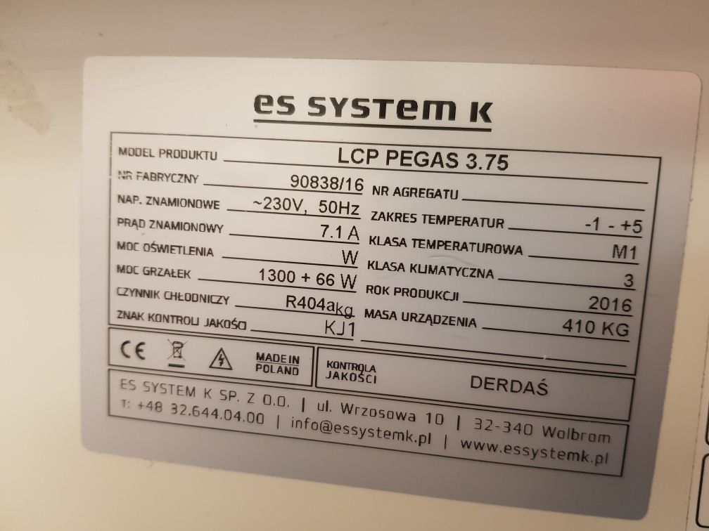 Lada chłodnicza es system k