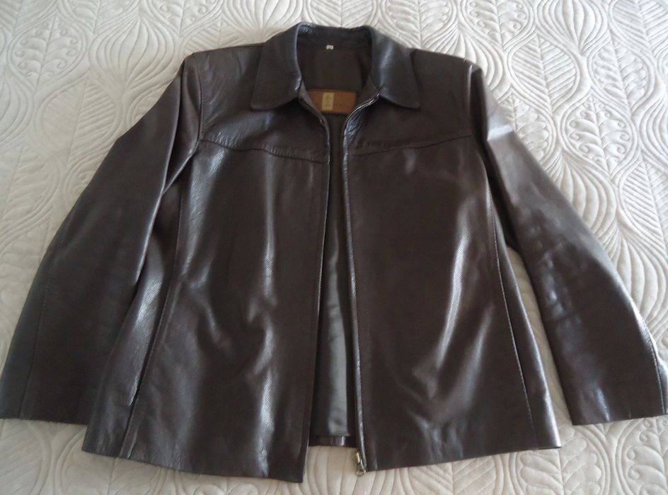 Casa das Peles  -  Casaco em cabedal granulado