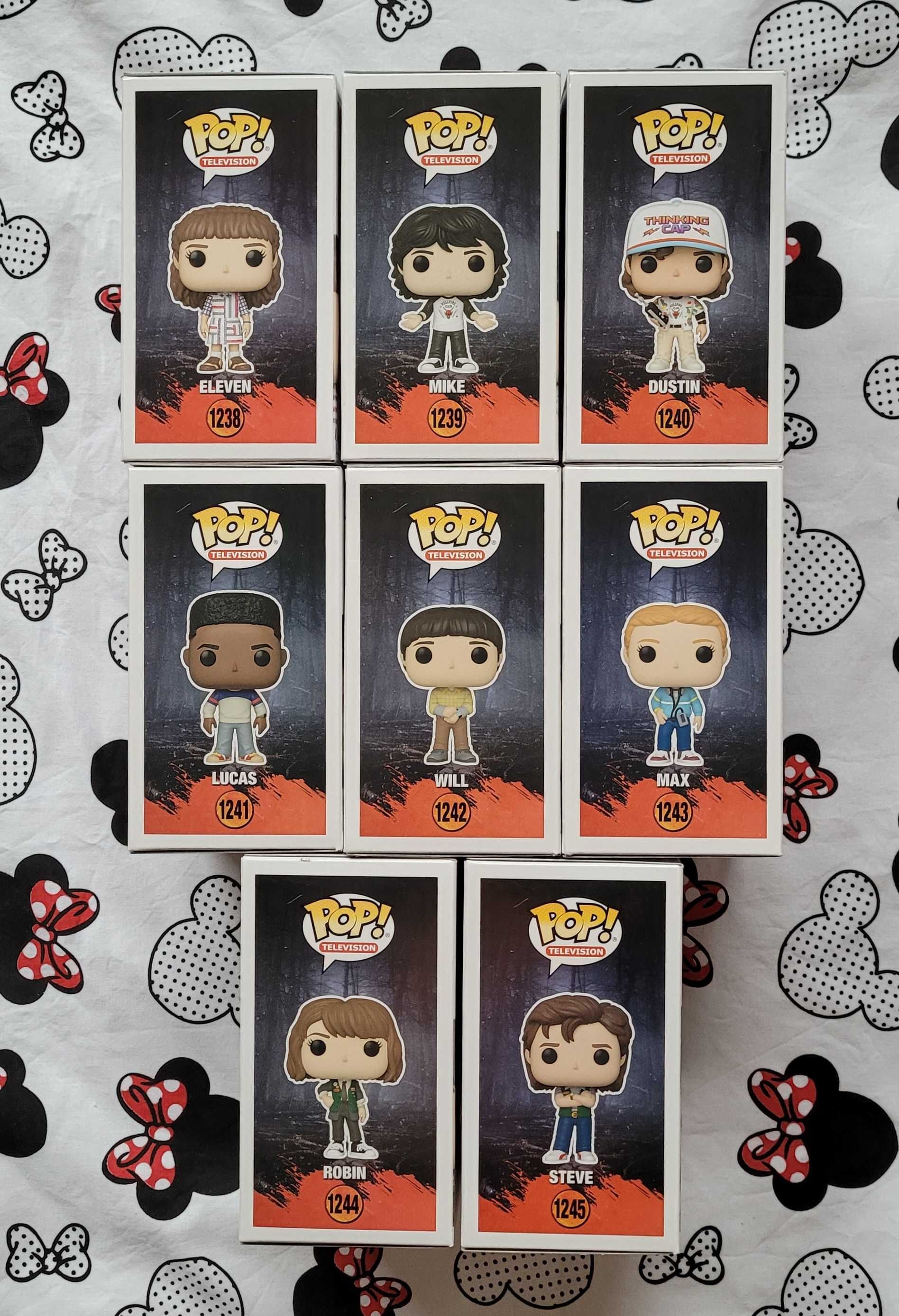 Funko POP! STRANGER THINGS 4 |Komplet Eleven, Max, Mike, Dustin, Steve