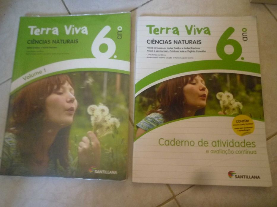 Caderno de actividades Terra Viva 6ºano Ciencias Naturais Santillana
