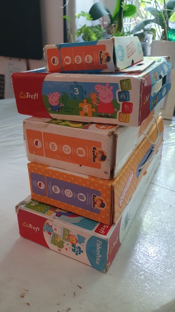 Puzzle zestaw 5 Fisher price trefl czuczu