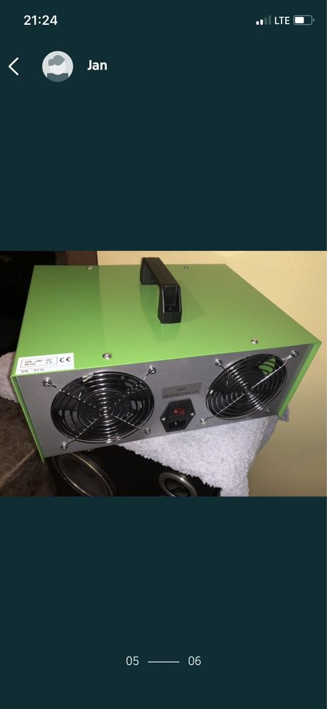 Generator ozonu przemysłowy 80g/h .