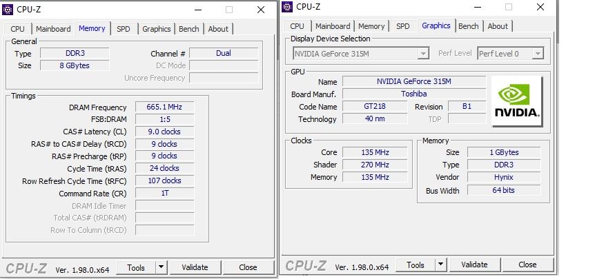 Portatil toshiba L735