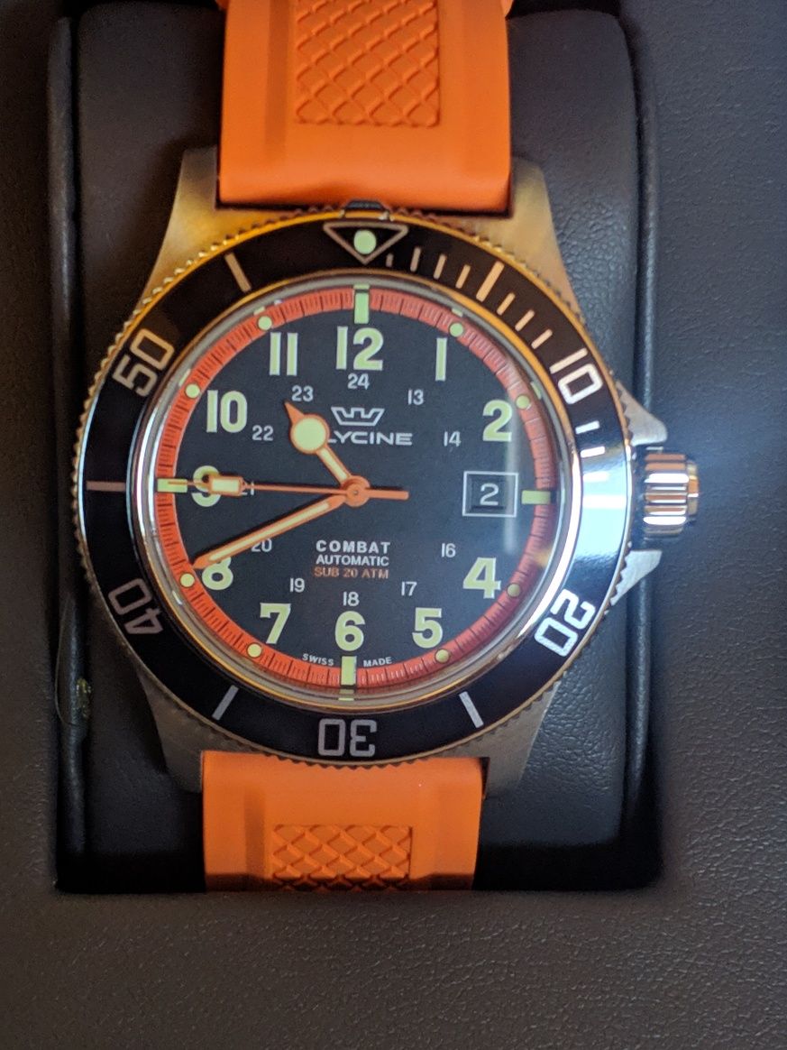 Zegarek Glycine Combat Sub Automatic GL0088. Stan jak nowy.