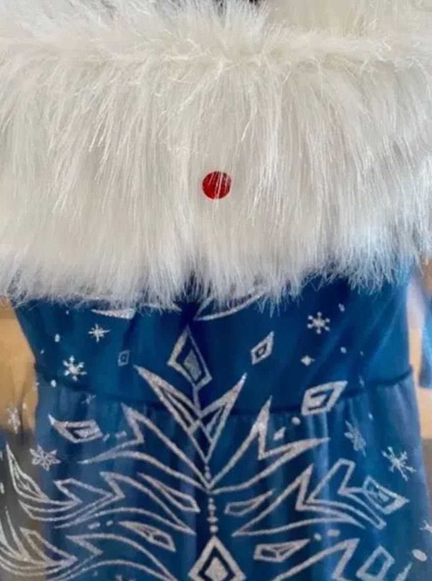 Elsa Elza frozen Kraina lodu kostium z trenem NOWY 116