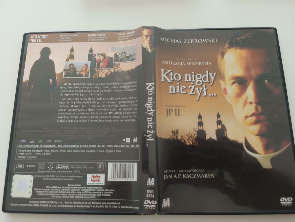 Kto nigdy nie żył, DVD, Michał Żebrowski, unikat , PL wersja język