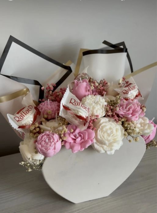 Flower box zapach piwoni  urodziny/imieniny/chrzest/ślub/18-stka