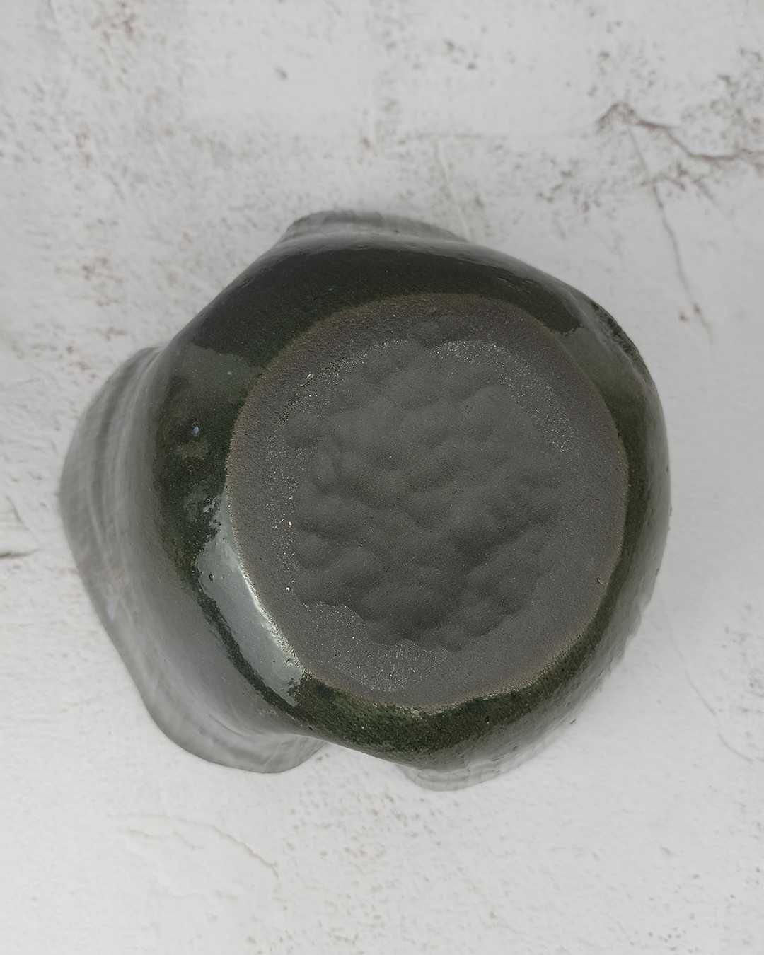 Misa ceramiczna Rękodzieło Niebieska Szara Skandynawski styl