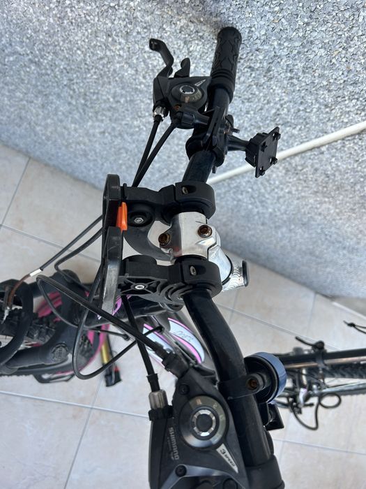 Bicicleta Preta - Rosa