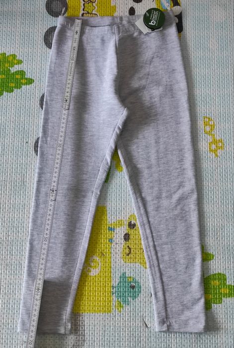 Nowe, legginsy, getry dla dziewczynki, lekko ocieplane, 122/128, c&a
