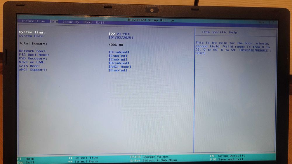 Laptop Acer i3-4th, 4gb RAM