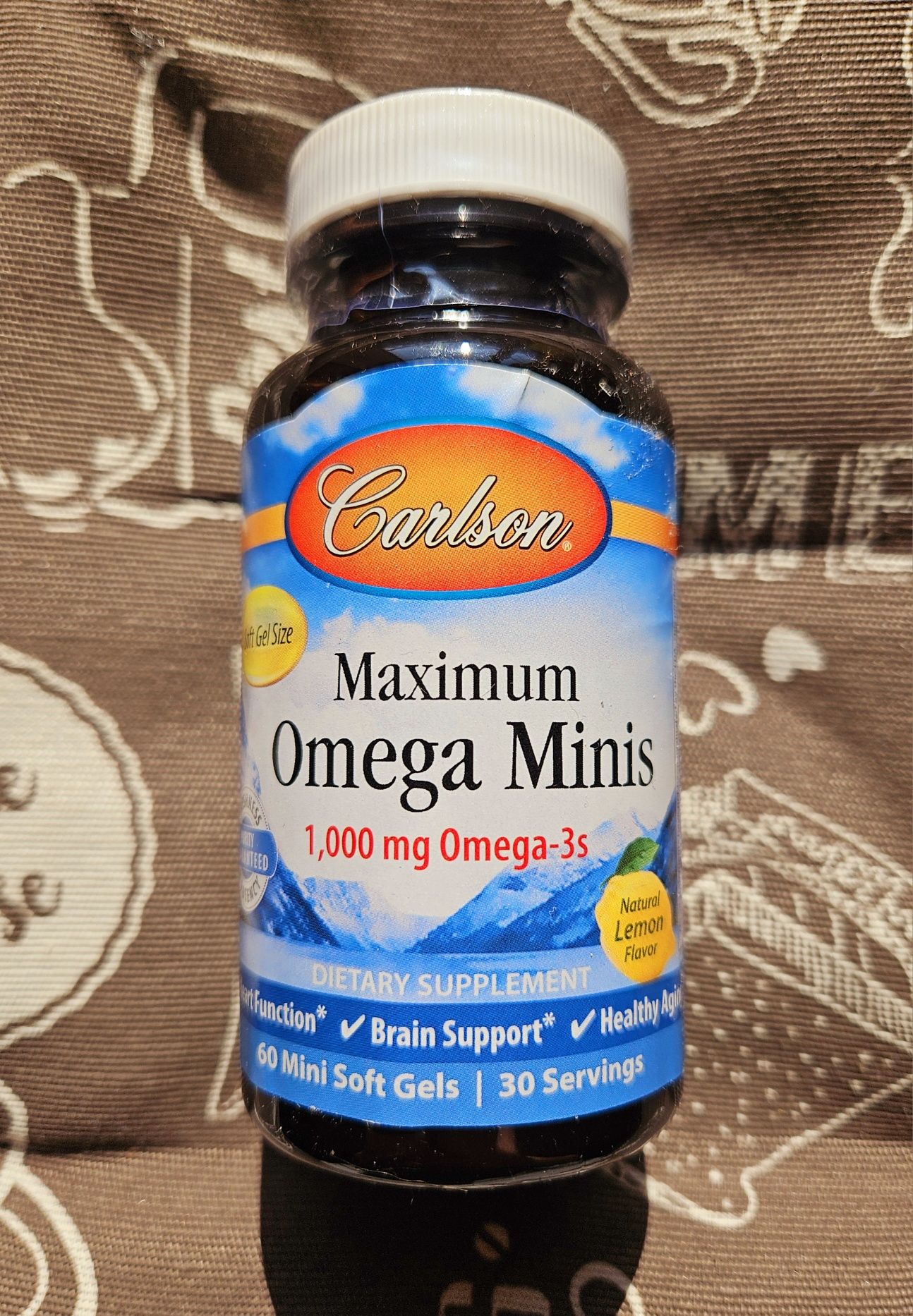 Carlson maximum omega minis омега максимум міні тригліцериди 30 60 шт