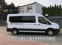 Ford Transit L3H2 WERSJA 9 OSÓB Klima Elektryka Parktroniki Przód+Tył Tempomat VAT