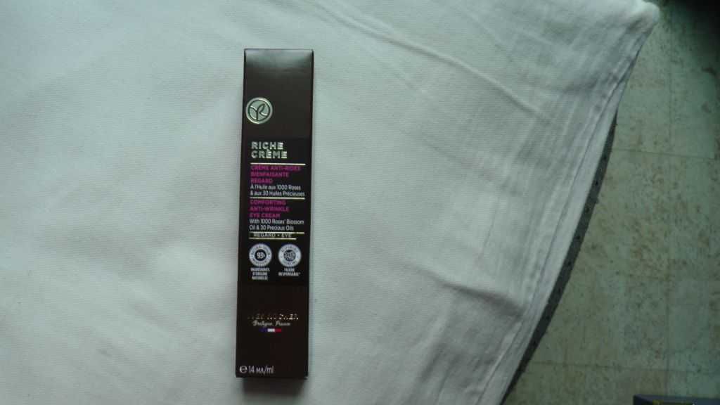 Przeciwzmarszczkowy krem regenerujący pod oczy Riche Creme Yves Rocher