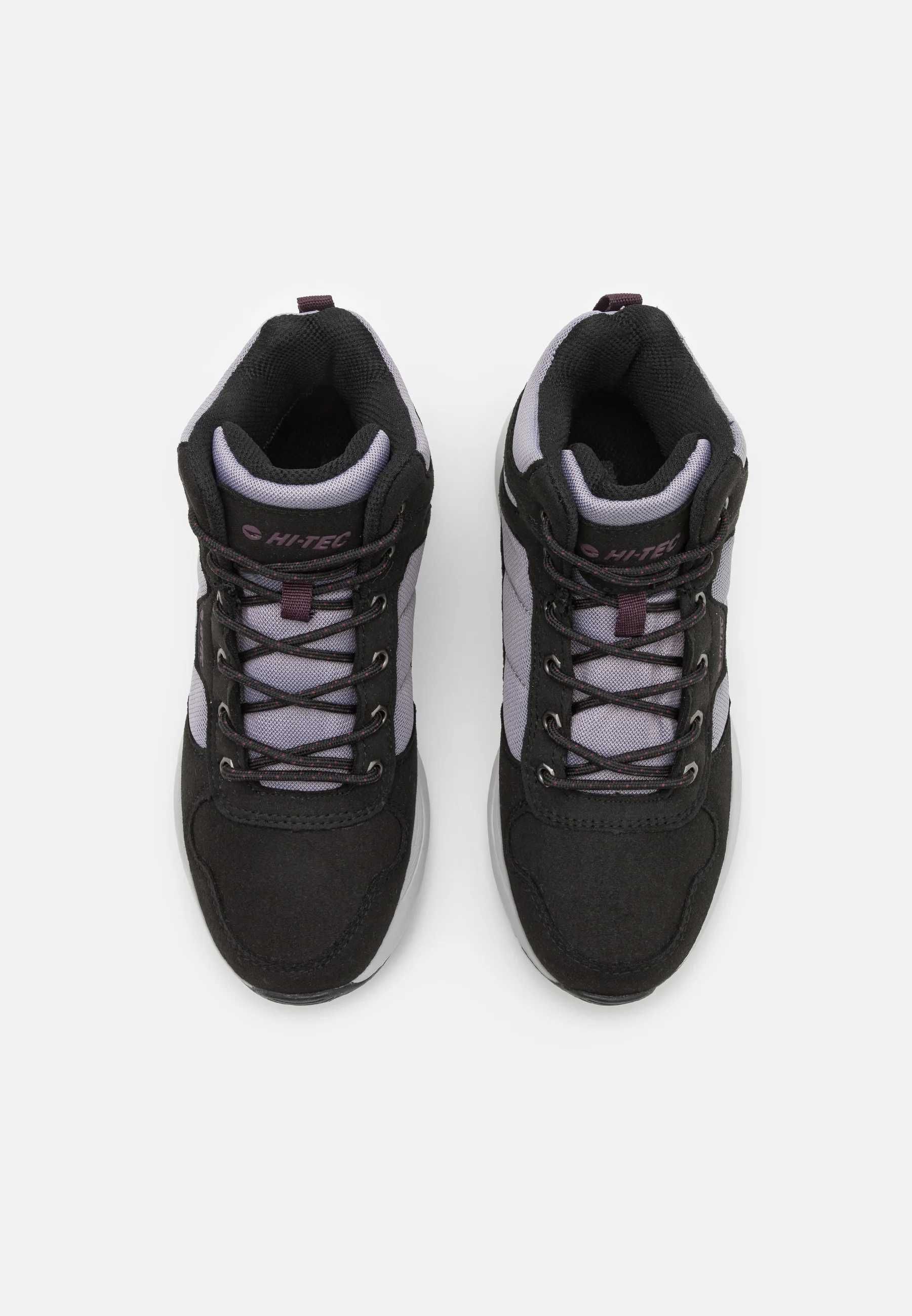 NOWE buty HI-TEC 36 zimowe wodoodporne hikingowe czarne trapery obuwie