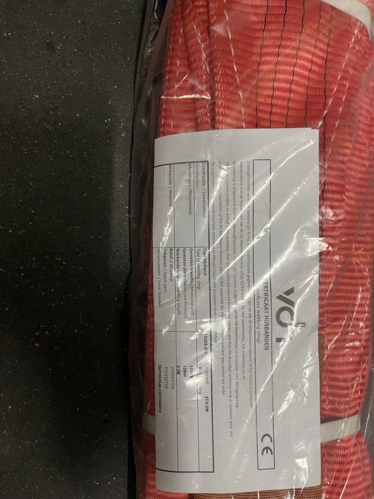 Cintas de elevacao 5 toneladas