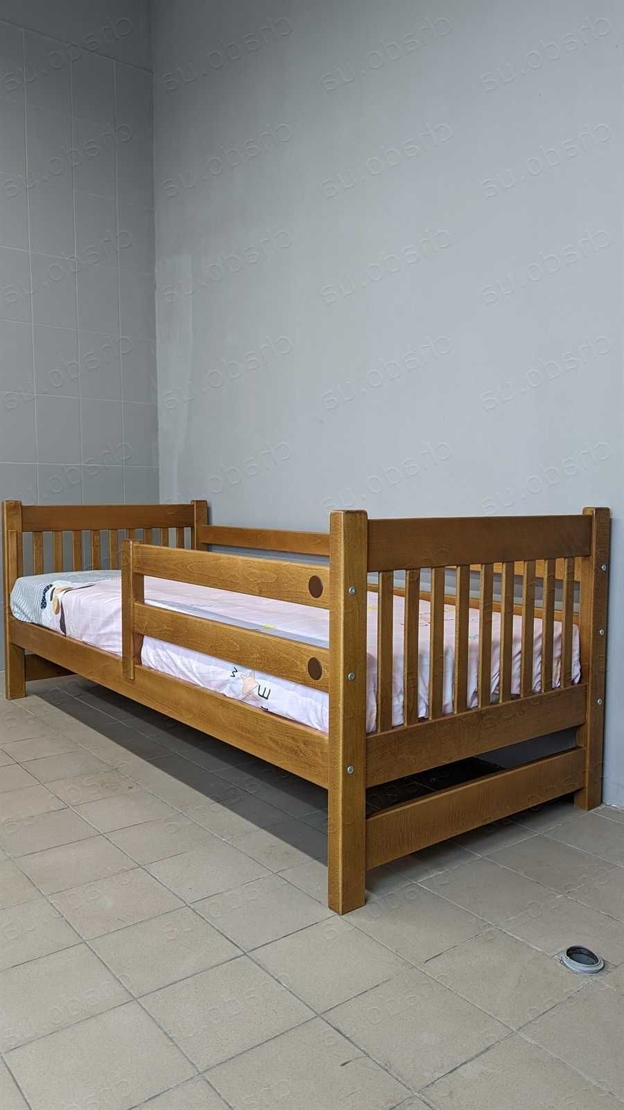 Детская Кровать / Ліжечко для Дитини ! Дитяче Букове Ліжко на Ламелях!