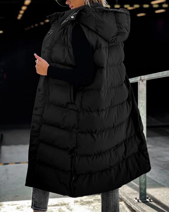 Tankaneo Kamizelka damska pikowana długa