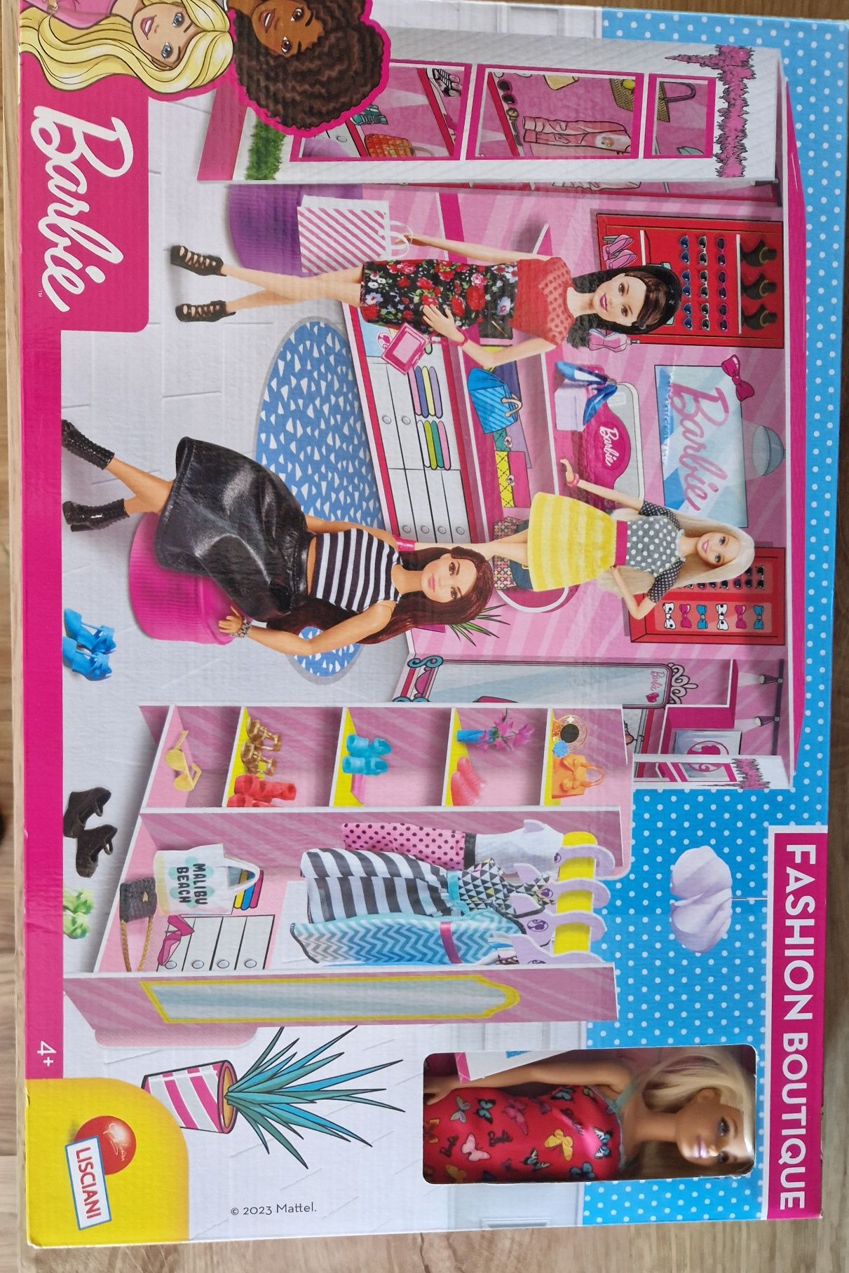 Lisciani Barbie Fashion Boutique -tekturowy domek. Nowy