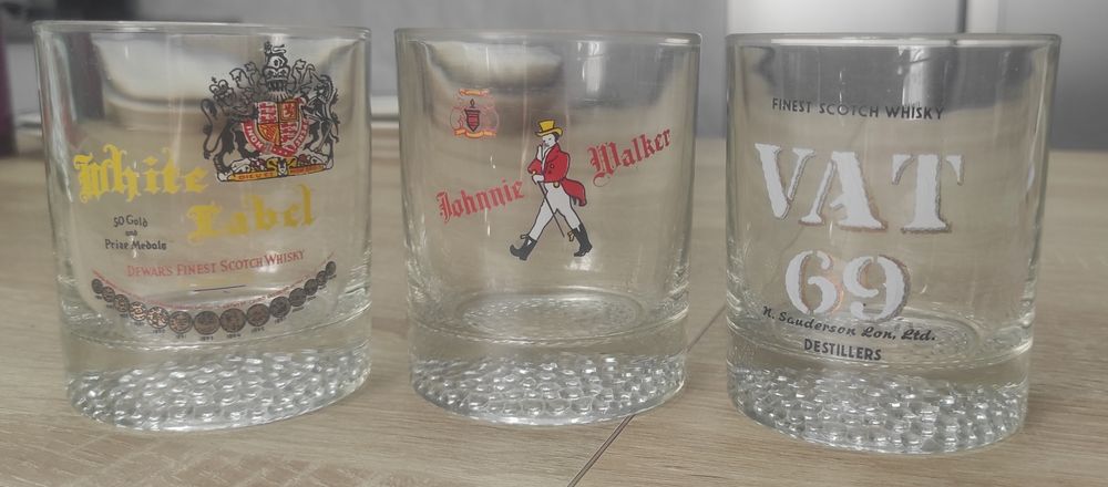 Conjunto com 3 copos Whisky
