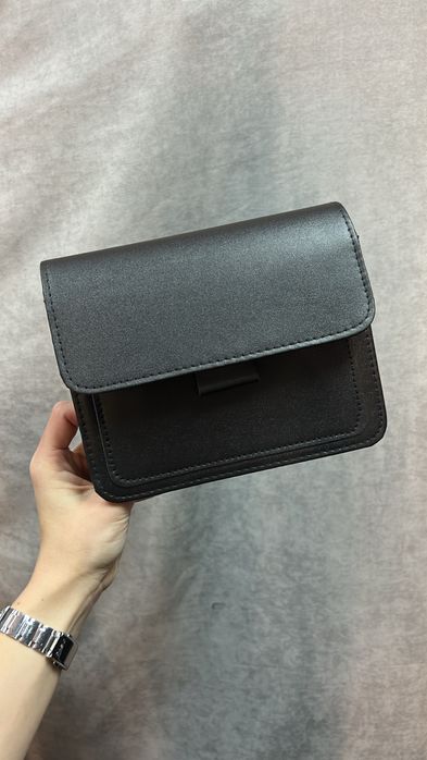 РАСПРОДАЖА -70%! Женская сумка no brand черный клатч базовый с ремешко