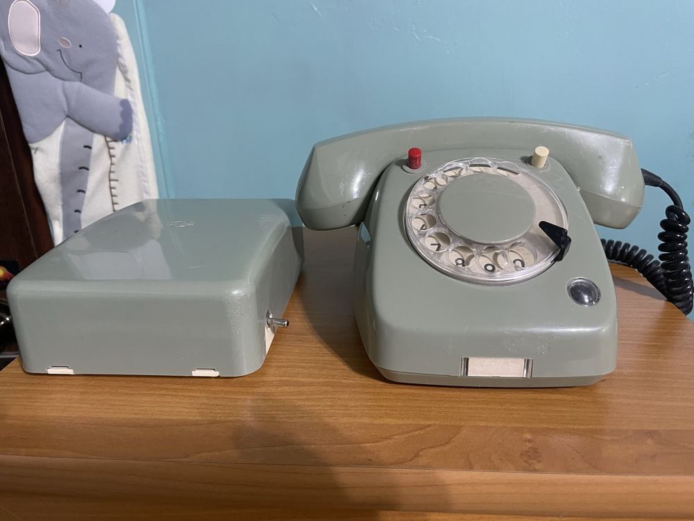 Retro Telefon Tarczowy Stan Idealny na Wystawe do Muzeum Antyk PRL