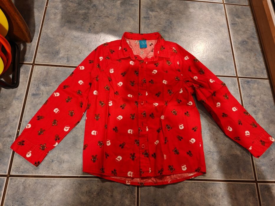 Koszula świąteczna rozm 122