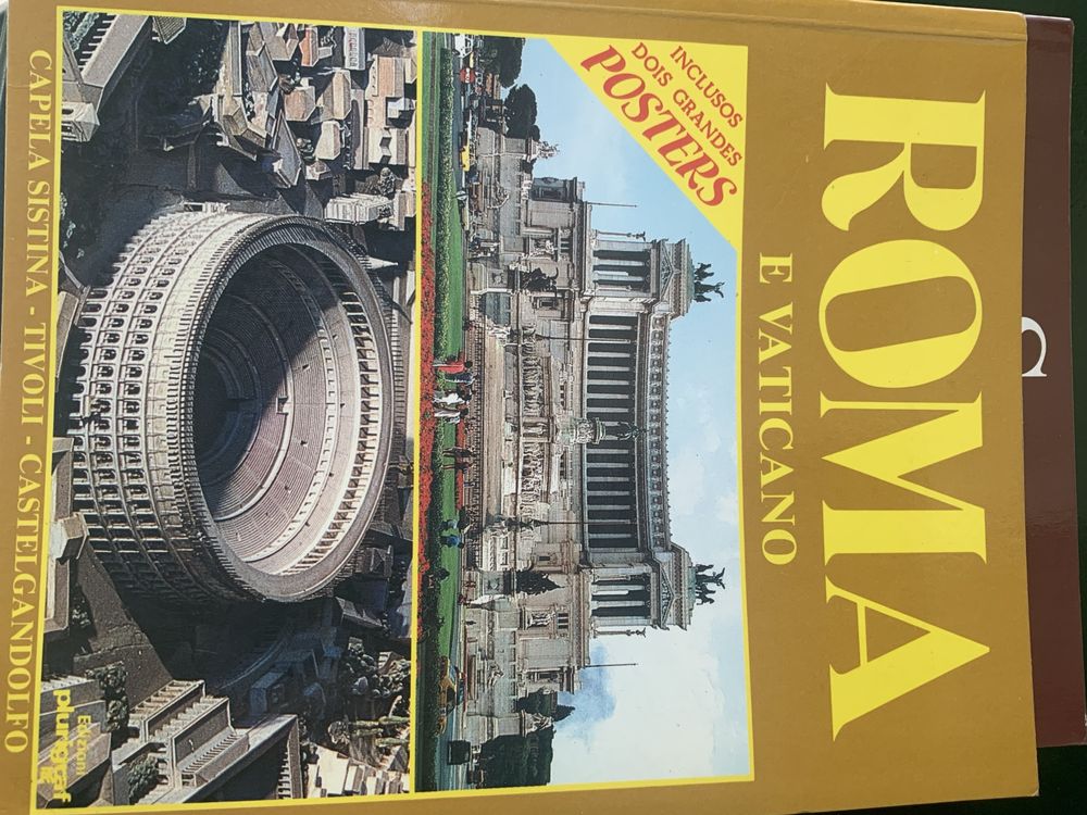 Livros cidades Italianas, Roma, Florenca, Venice, capela Sistina, Pádua