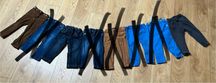 Spodnie 86-92 regulowane w pasie jeans bawelna sztruks eleganckie
