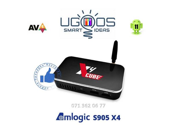 Ugoos X4 Cube  Android TV Box ТВ Приставка ５７００