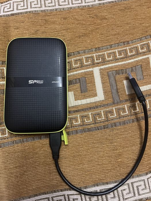 Зовнішній жорсткий диск Silicon Power 4TB Armor A60 IPX4 Black