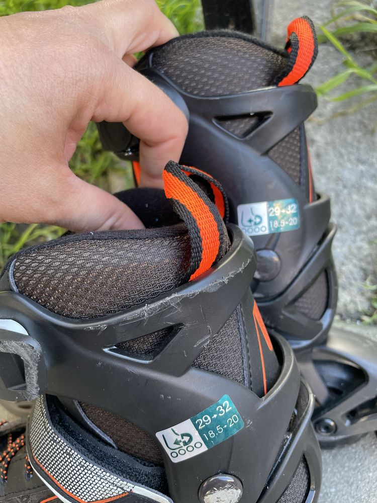 Rolki dziecięce Decathlon 29-32 plus kask