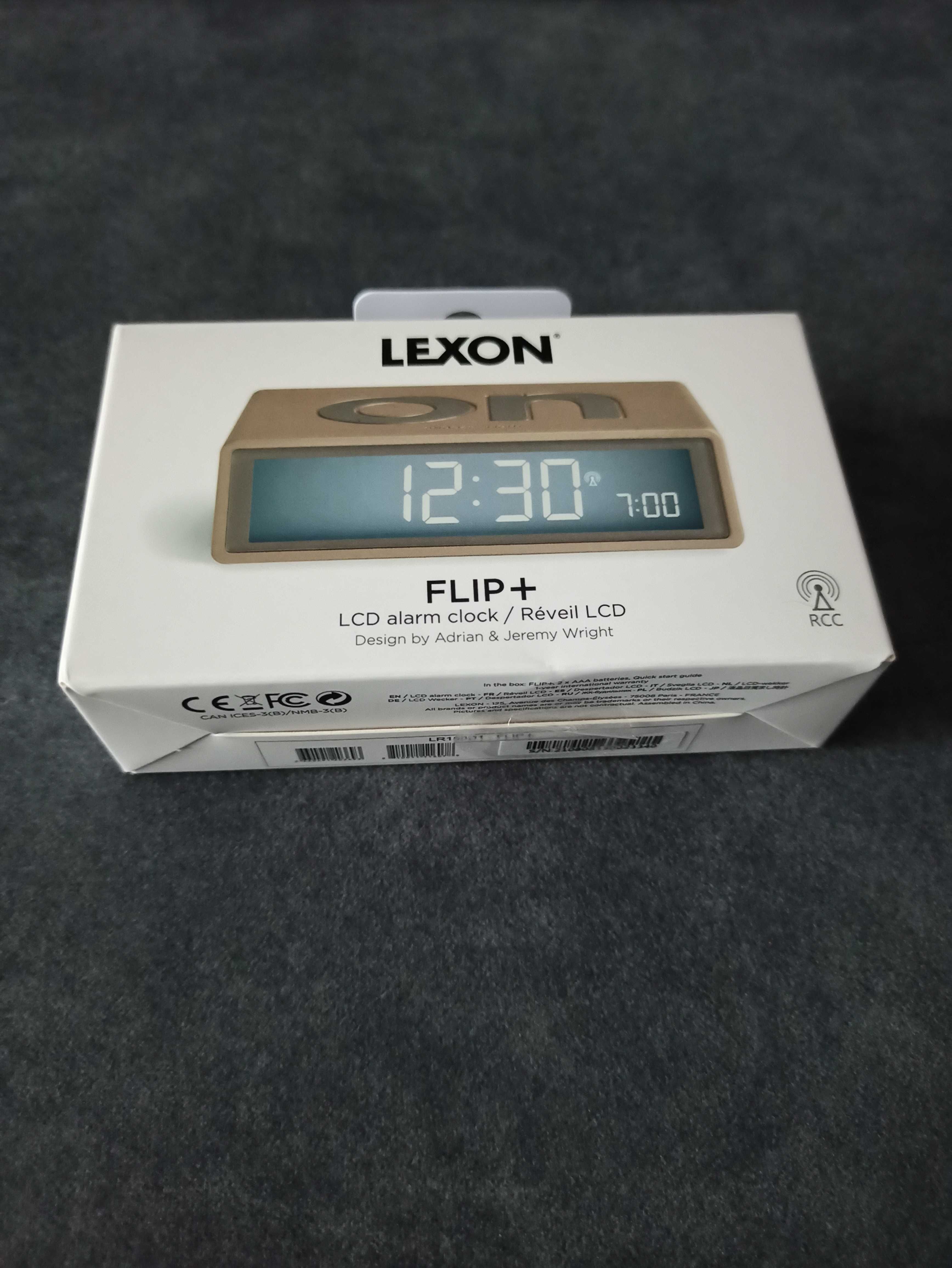 Budzik LEXON Flip+ Travel LR151P9