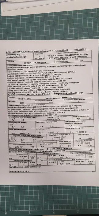 Wózek widłowy Zhejiang Hangcha CPDS20J-D2